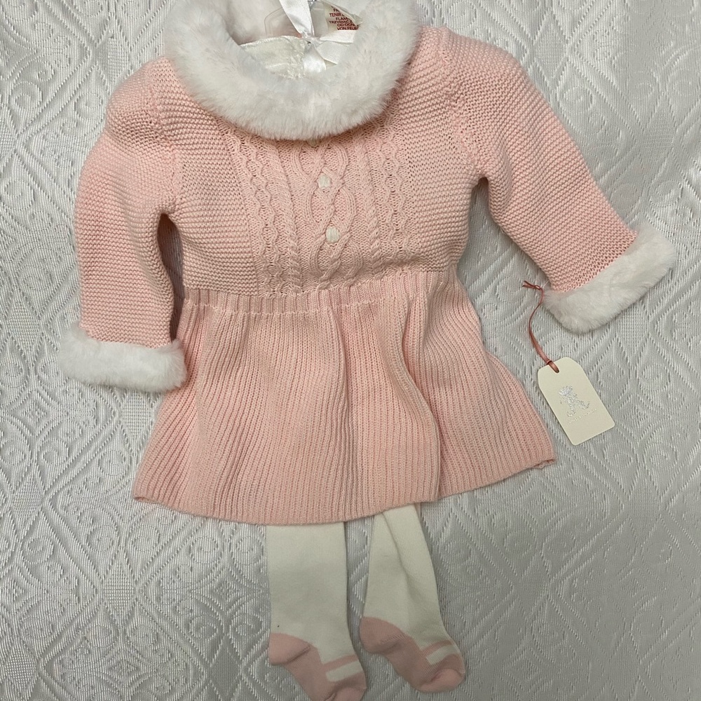 Pink and furry matching set (Rachel Ashwell)